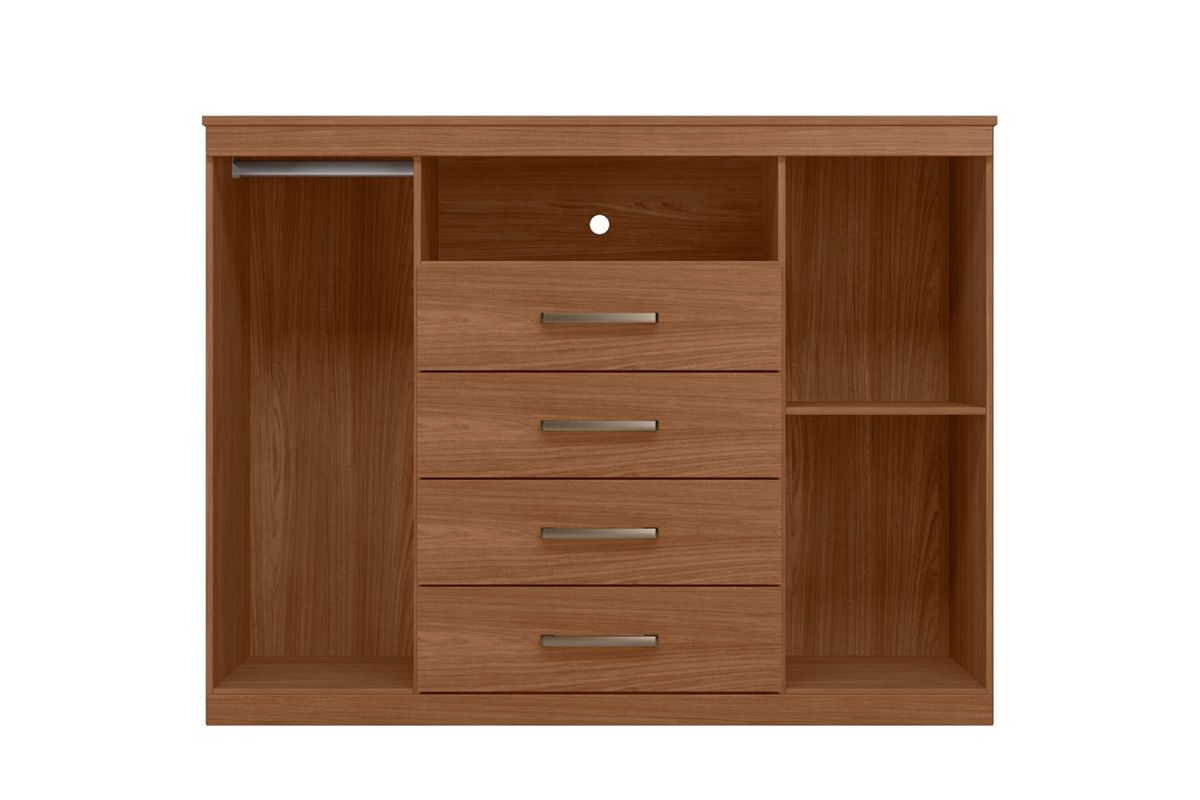 Conjunto Quarto Guarda Roupa + Cômoda QC319 S. Andirá