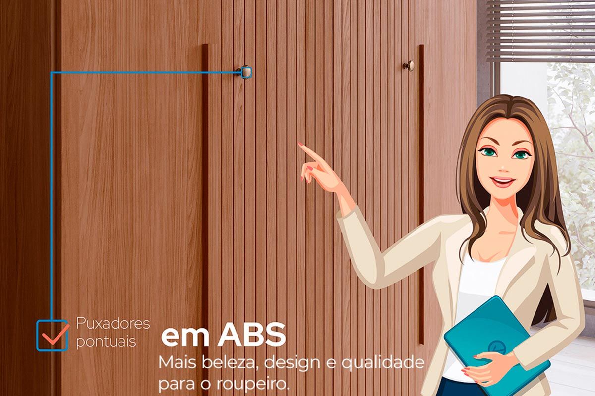 Conjunto Quarto Guarda Roupa + Cômoda QC325 S. Andirá