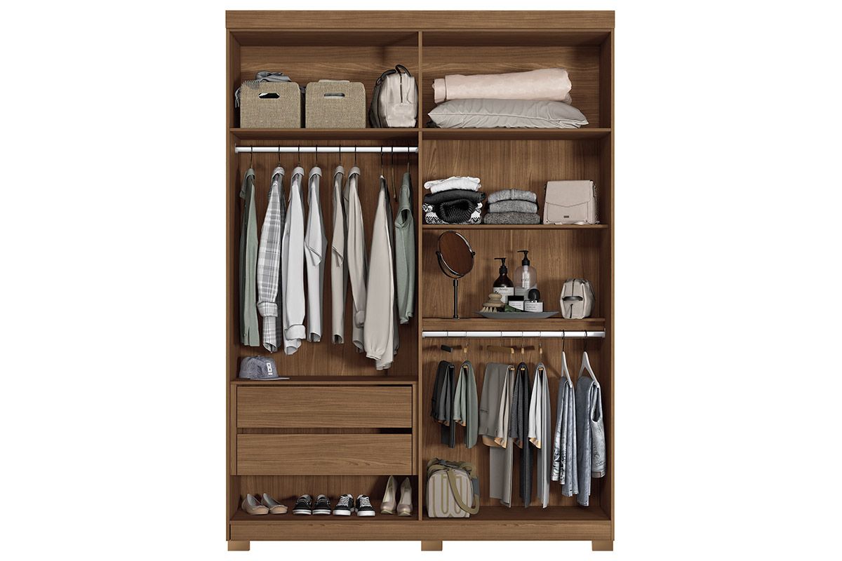 Conjunto Quarto Guarda Roupa + Cômoda QC329 S. Andirá