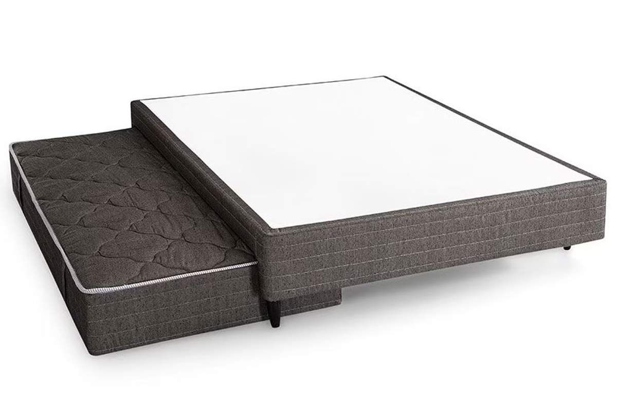 Cama Box c/Auxiliar Herval Hotel Molas MH1400Casal - 138x188x34 Cama Box c/Auxiliar Herval Hotel Molas MH1400Casal - 138x188x34