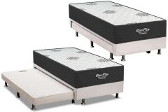 Cama Box c/Aux Filhão +Colchão Star Inovaflex