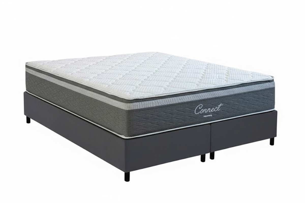 Cama Box CRC +Colchão Molas Connect Kappesberg