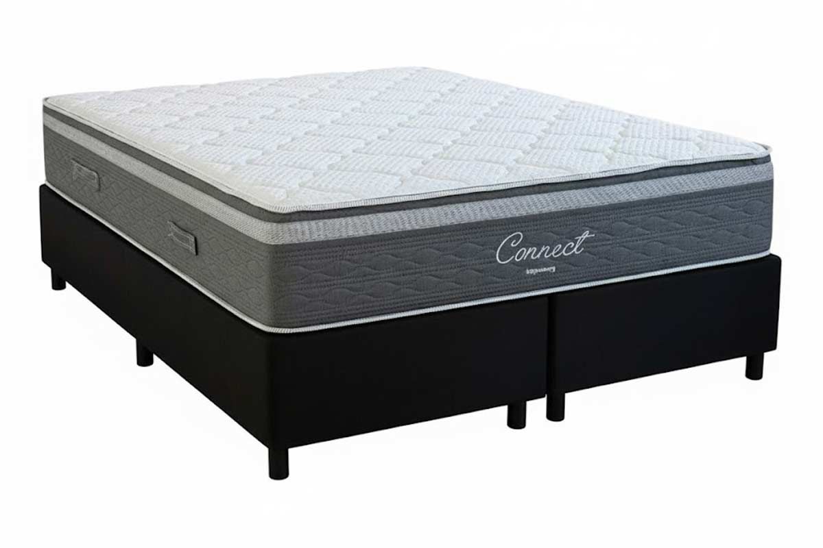 Cama Box CRC +Colchão Molas Connect Kappesberg