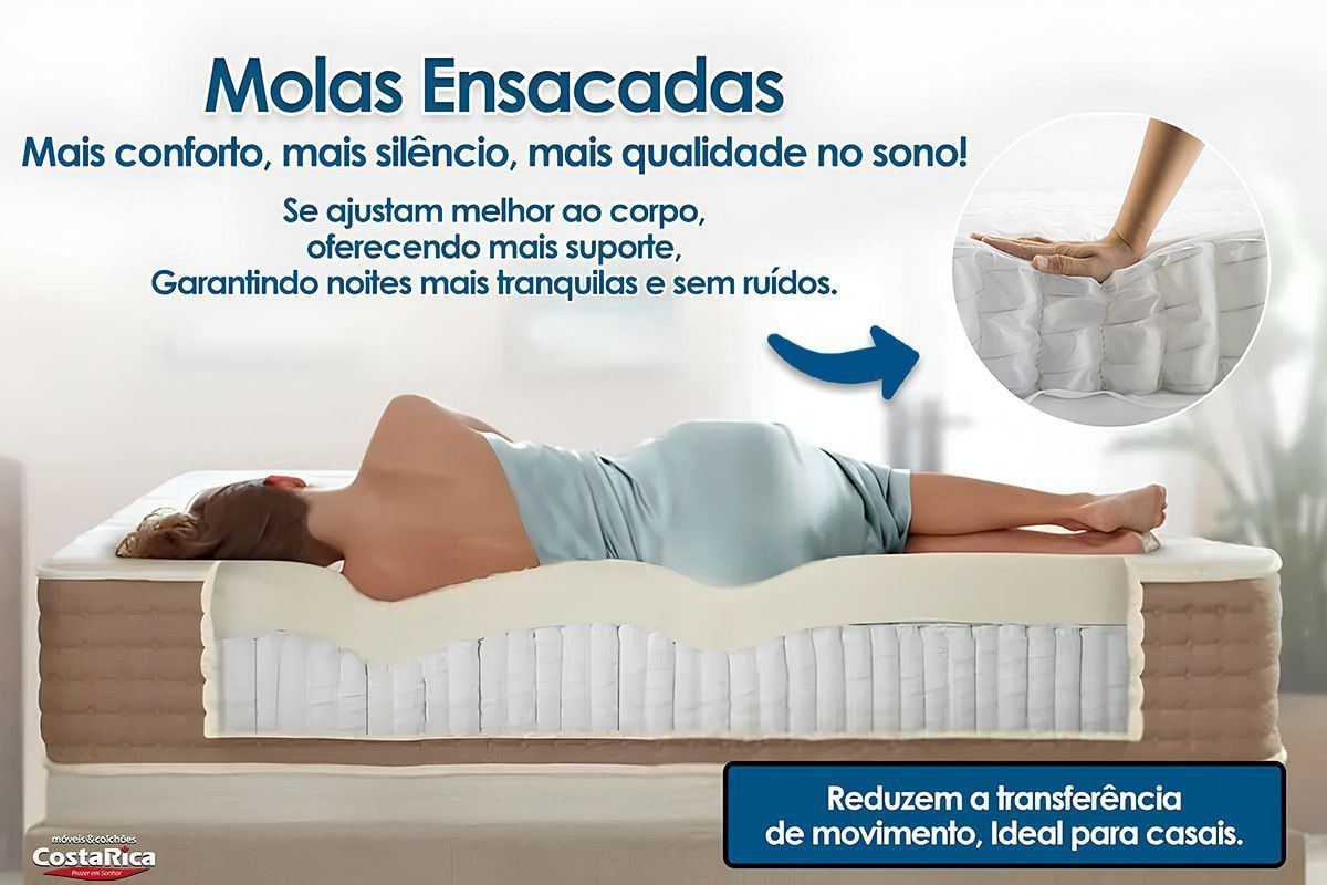 Cama Box CRC +Colchão Molas Connect Kappesberg