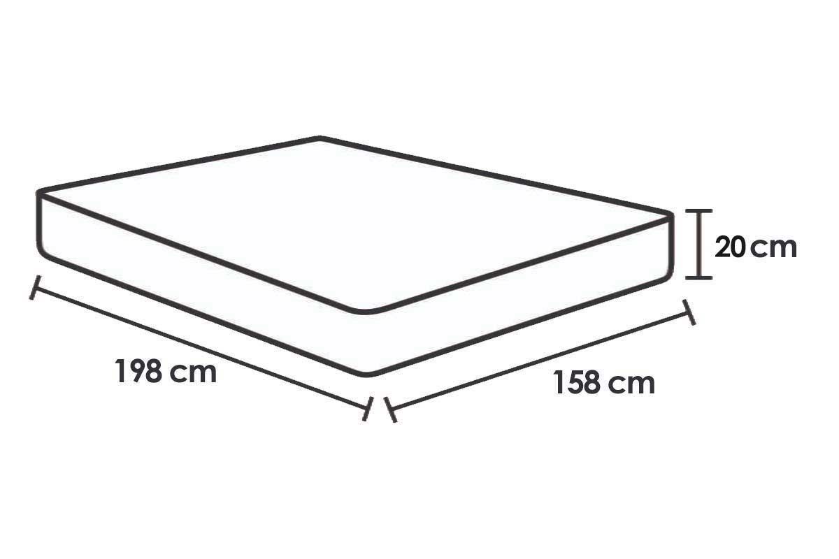 Cama Box CRC +Colchão Molas Connect Kappesberg