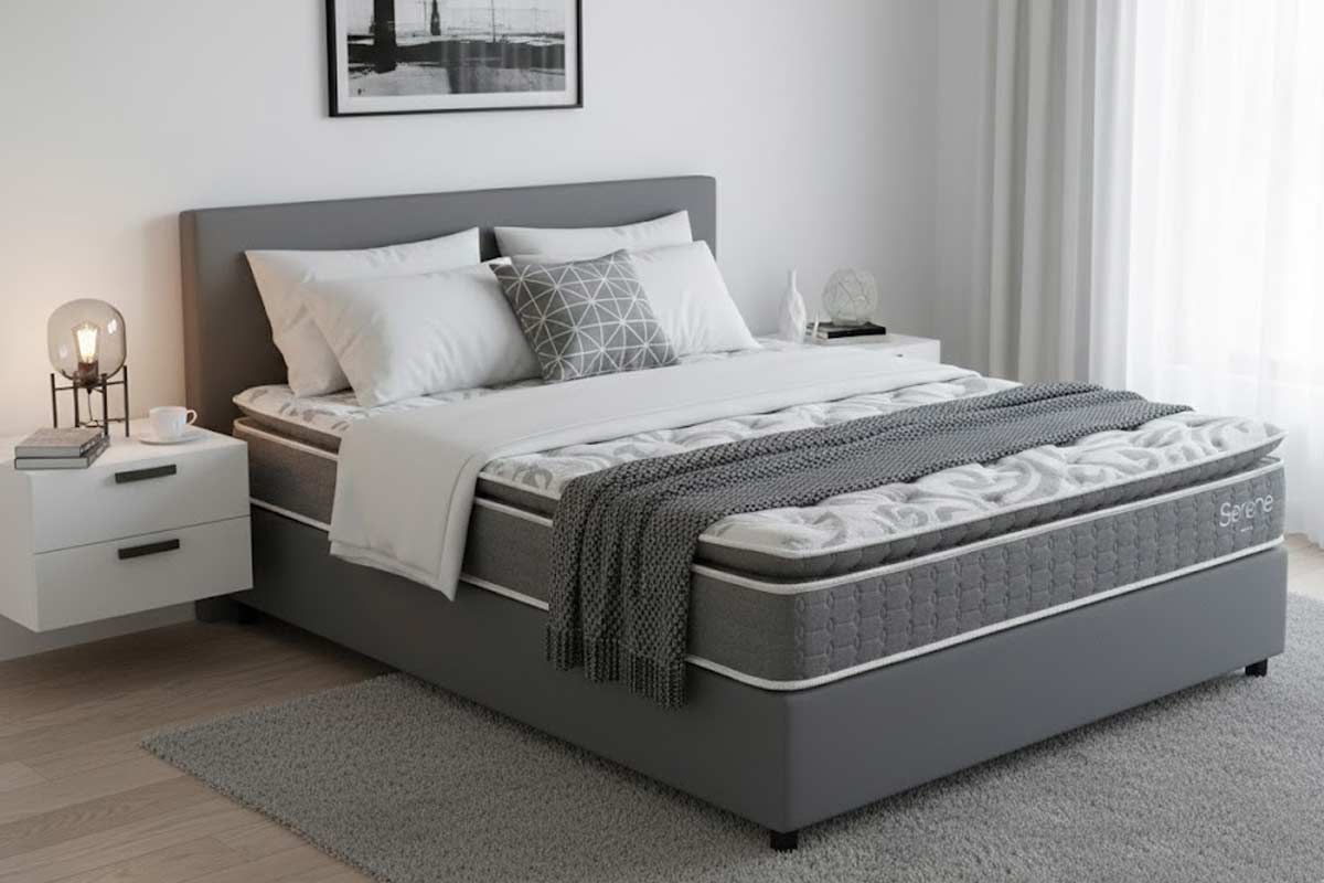 Cama Box CRC +Colchão Molas Serene Kappesberg