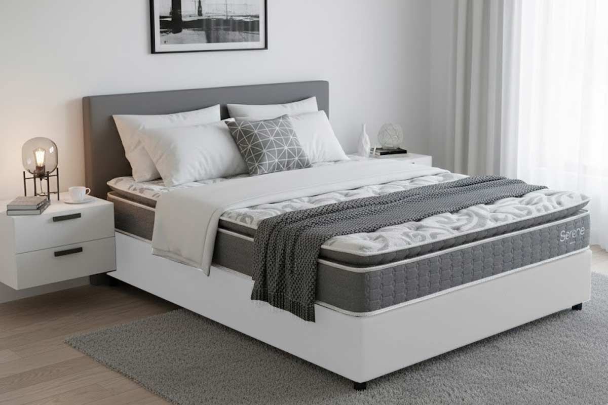 Cama Box CRC +Colchão Molas Serene Kappesberg