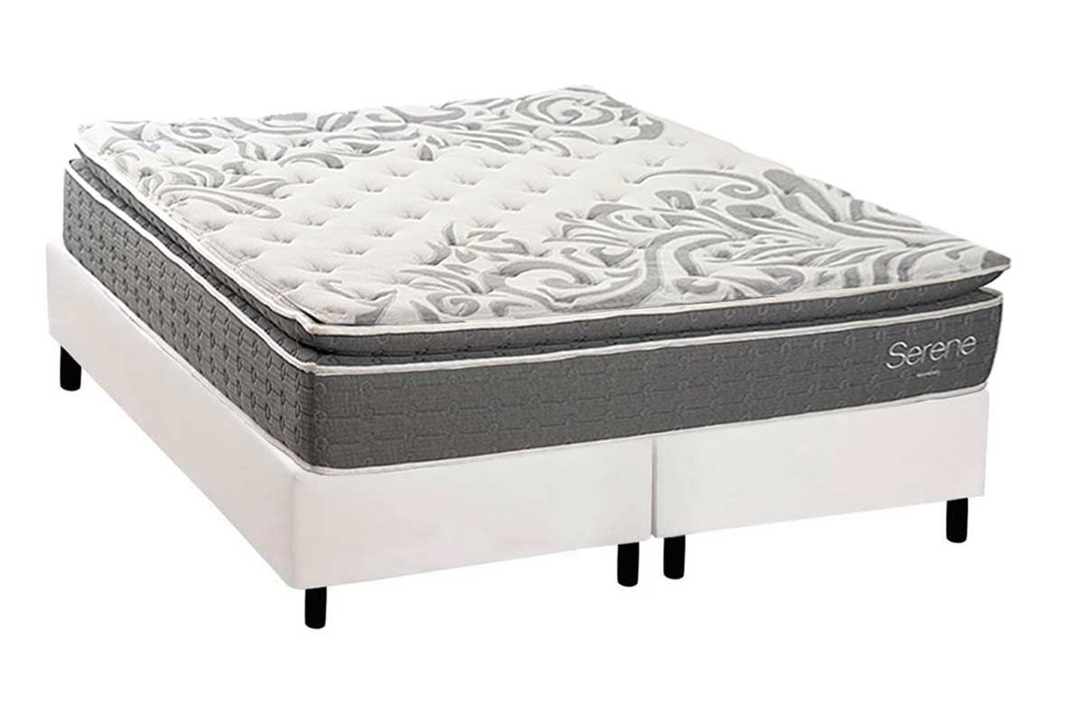 Cama Box CRC +Colchão Molas Serene Kappesberg