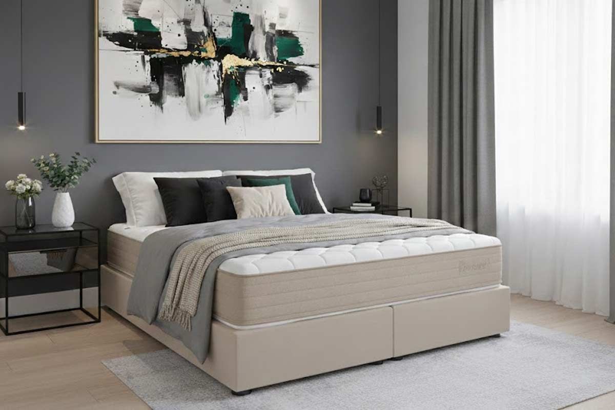 Cama Box CRC +Colchão Ortopédico Carmine Kappesberg
