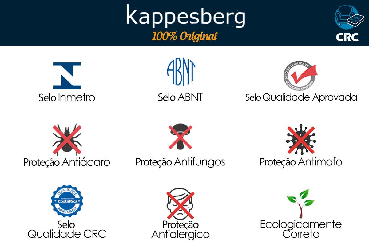 Cama Box CRC +Colchão Ortopédico Carmine Kappesberg