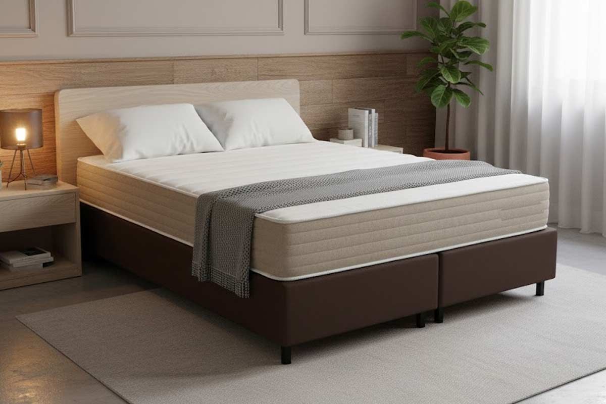Cama Box CRC +Colchão Ortopédico Carmine Kappesberg