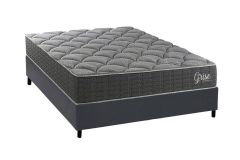 Cama Box Filhão +Colchão Ortopédico Grise Kappesberg