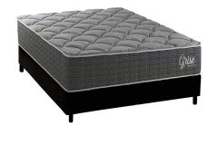 Cama Box Filhão +Colchão Ortopédico Grise Kappesberg