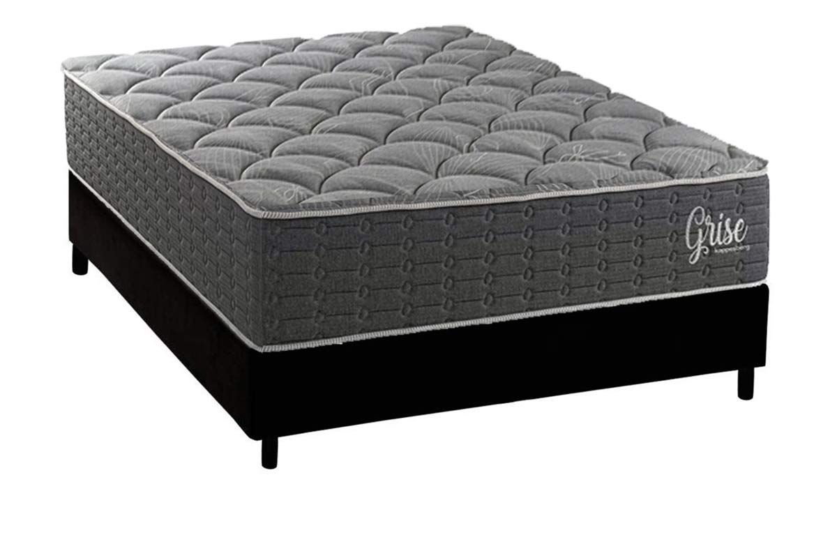Cama Box CRC +Colchão Ortopédico Grise Kappesberg