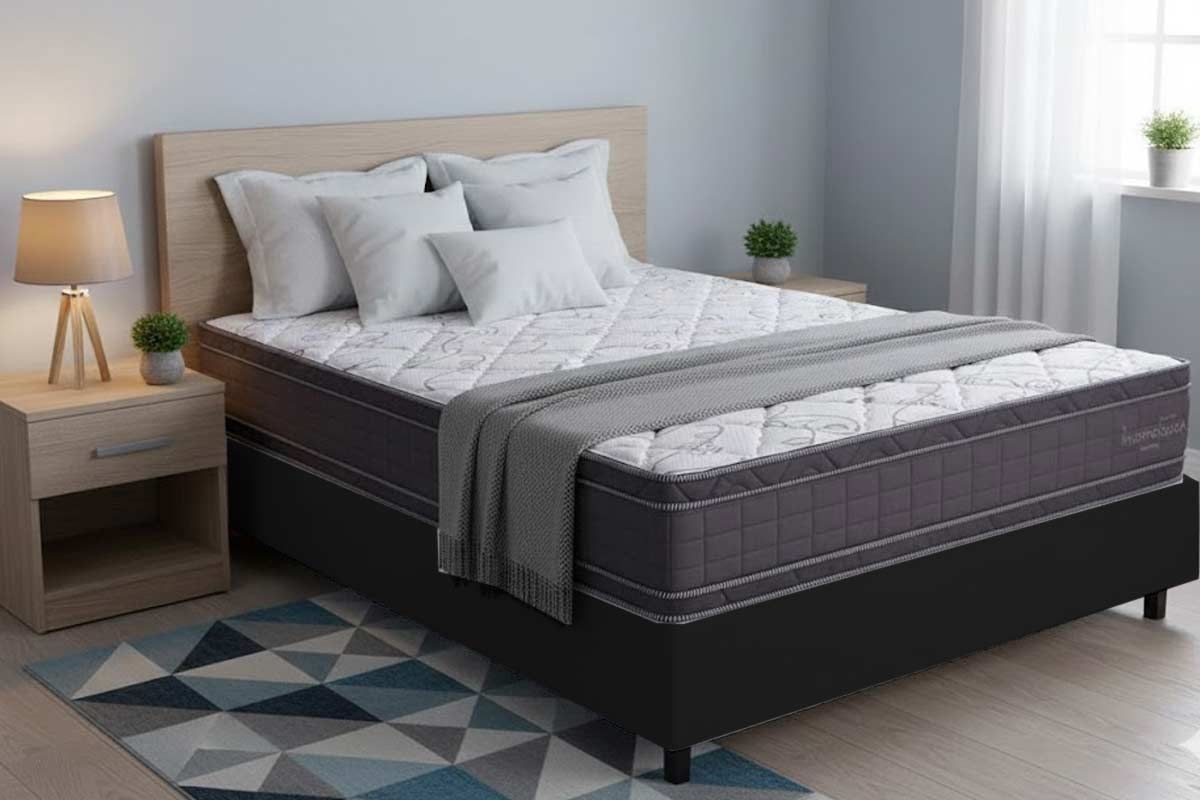 Cama Box CRC +Colchão Molas Inverno Verão Kappesberg