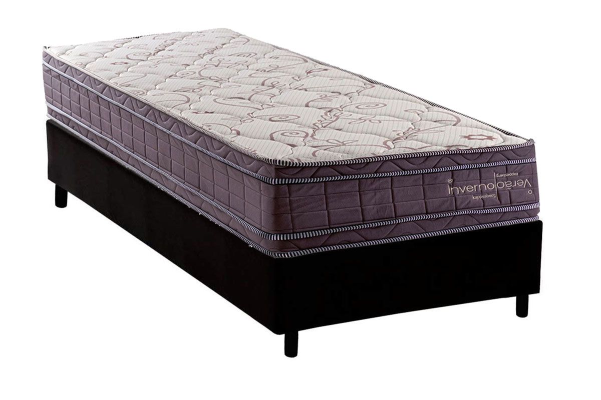 Cama Box CRC +Colchão Molas Inverno Verão Kappesberg