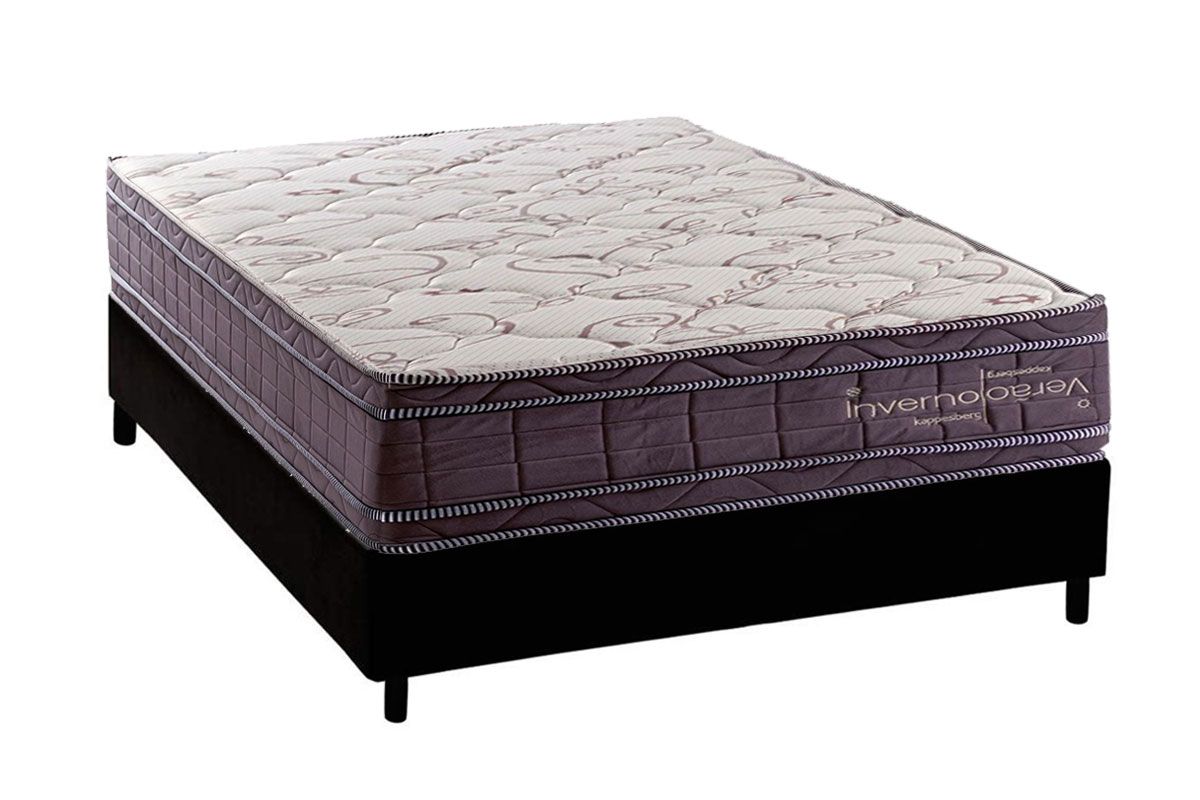 Cama Box CRC +Colchão Molas Inverno Verão Kappesberg