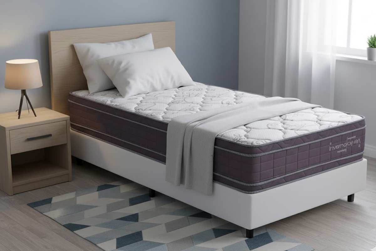 Cama Box CRC +Colchão Molas Inverno Verão Kappesberg