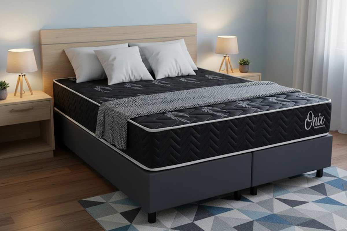 Cama Box CRC +Colchão Ortopédico Onix Kappesberg
