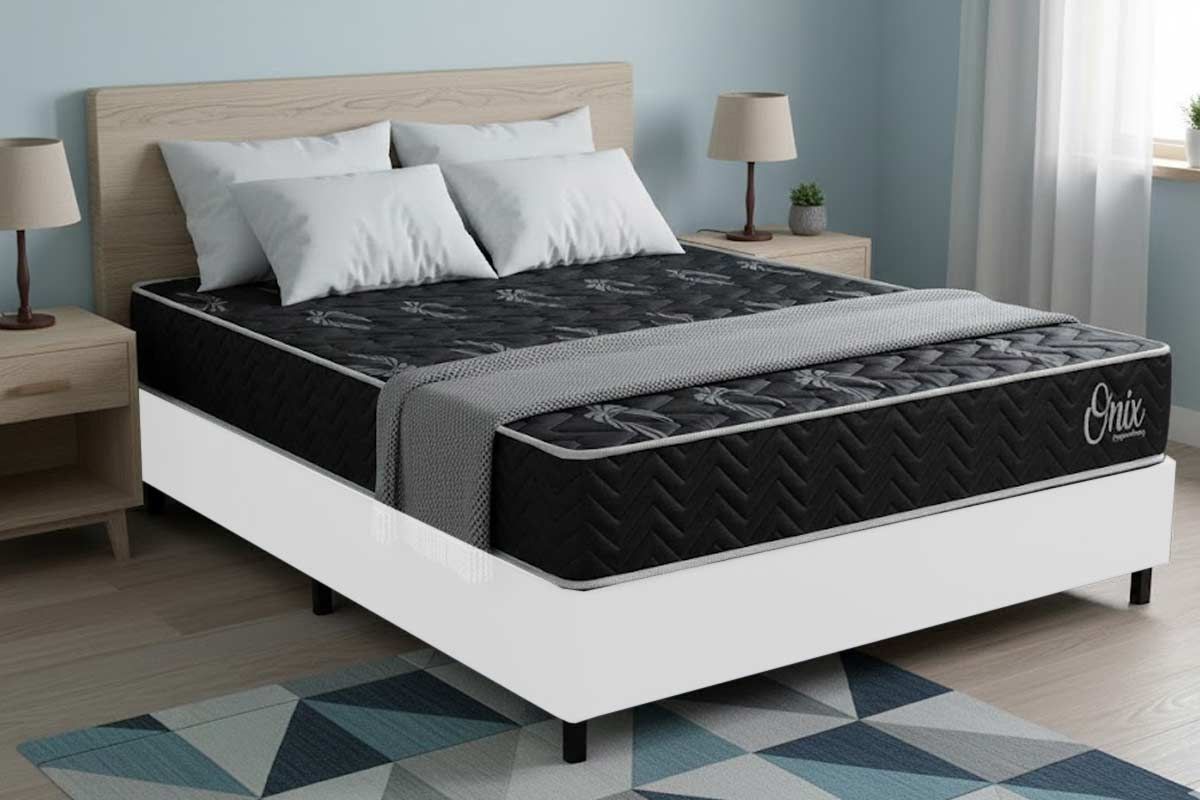 Cama Box CRC +Colchão Ortopédico Onix Kappesberg