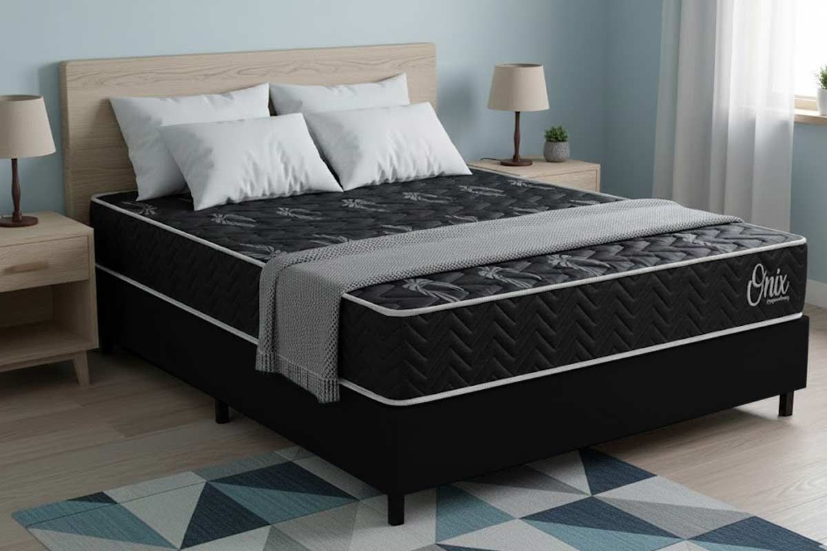 Cama Box CRC +Colchão Ortopédico Onix Kappesberg
