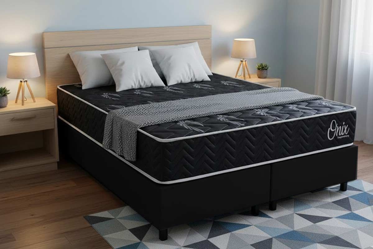 Cama Box CRC +Colchão Ortopédico Onix Kappesberg