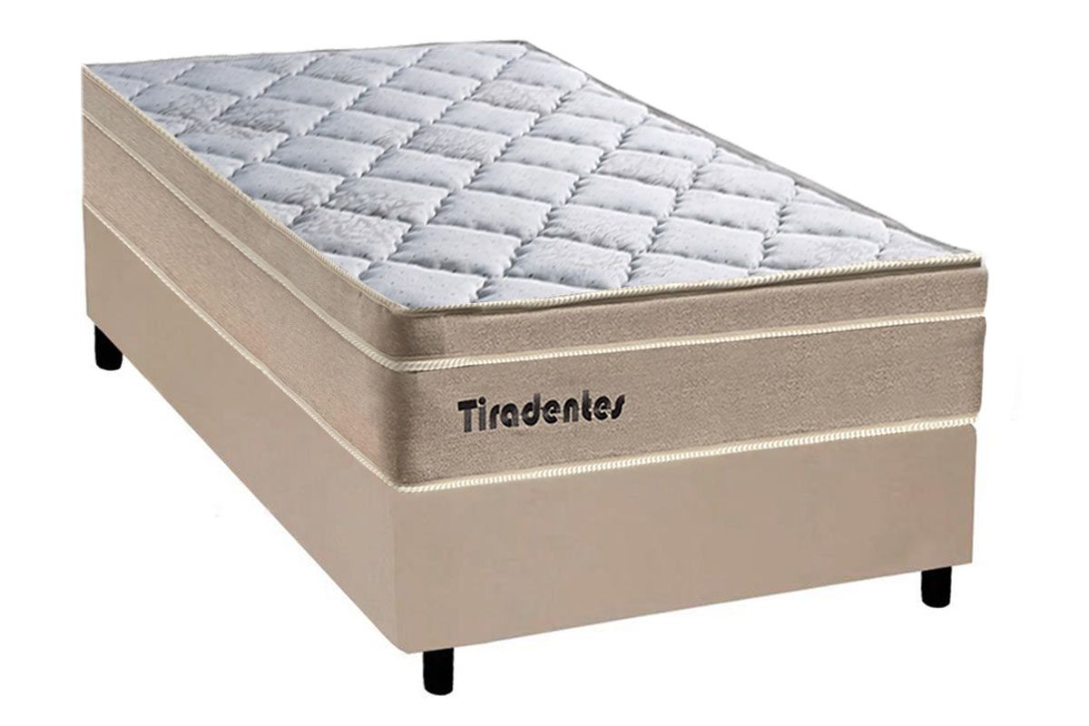 Cama Box CRC +Colchão Molas Tiradentes Colchominas