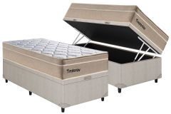 Cama Box Baú Filhão +Colchão Molas Tiradentes Colchominas