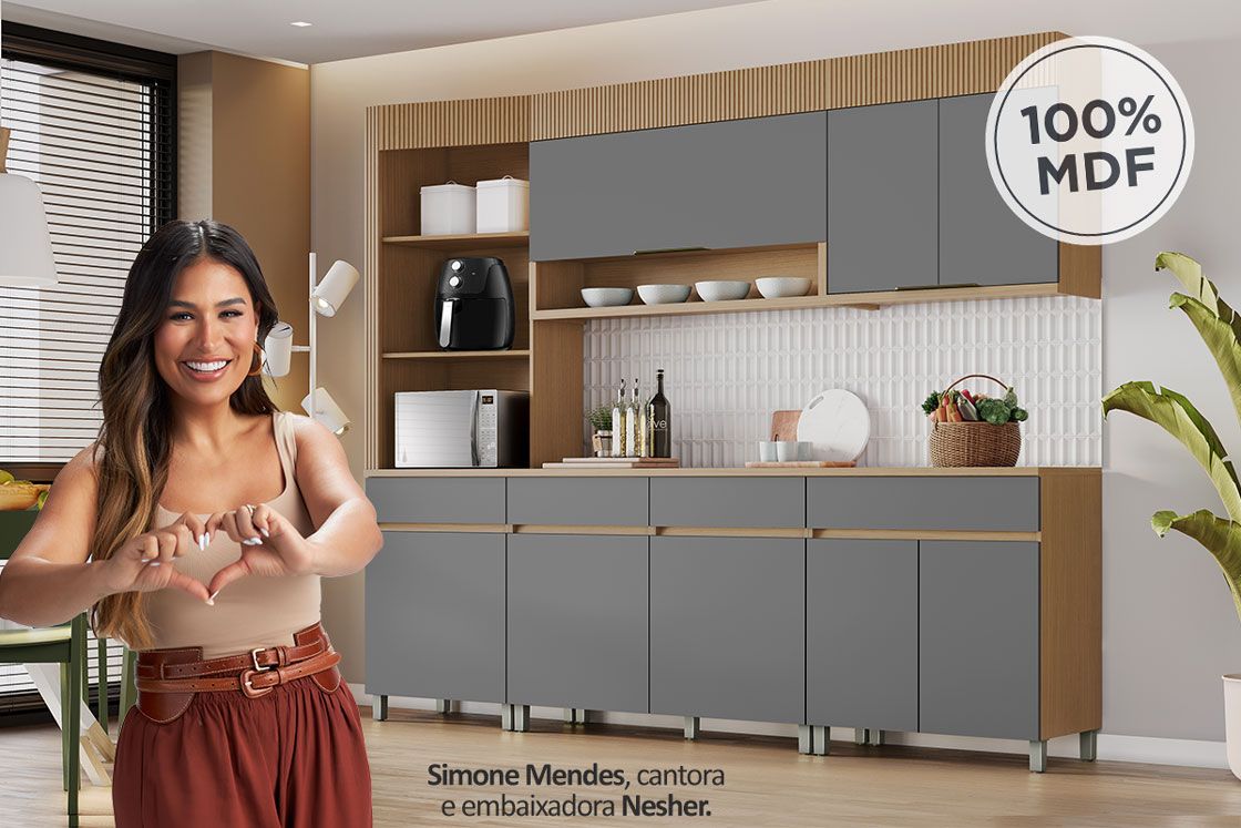 Cozinha Completa Nesher Realeza 5 Peças CZ101