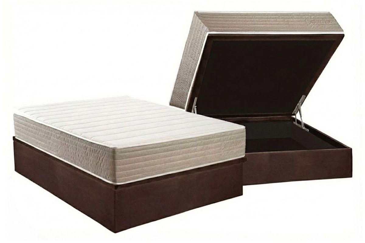 Cama Box Baú CRC +Colchão Ortopédico Carmine Kappesberg