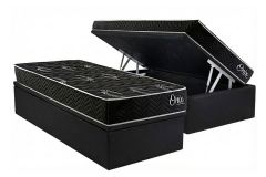 Cama Box Baú Filhão +Colchão Ortopédico Onix Kappesberg