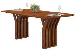 Mesa Jantar Yara c/Tampo MDF Curvo 170cm DJ Móveis