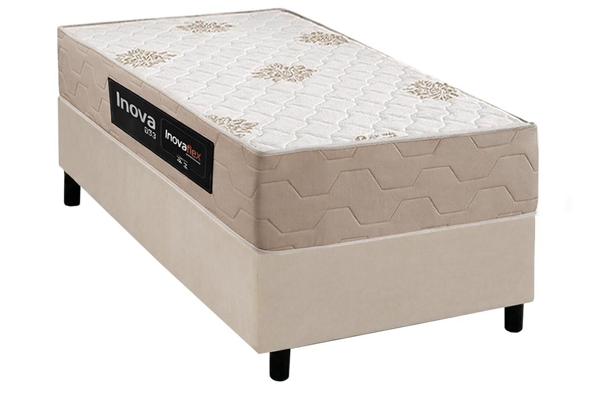 Cama Box CRC +Colchão Ortopédico Plus Inovaflex