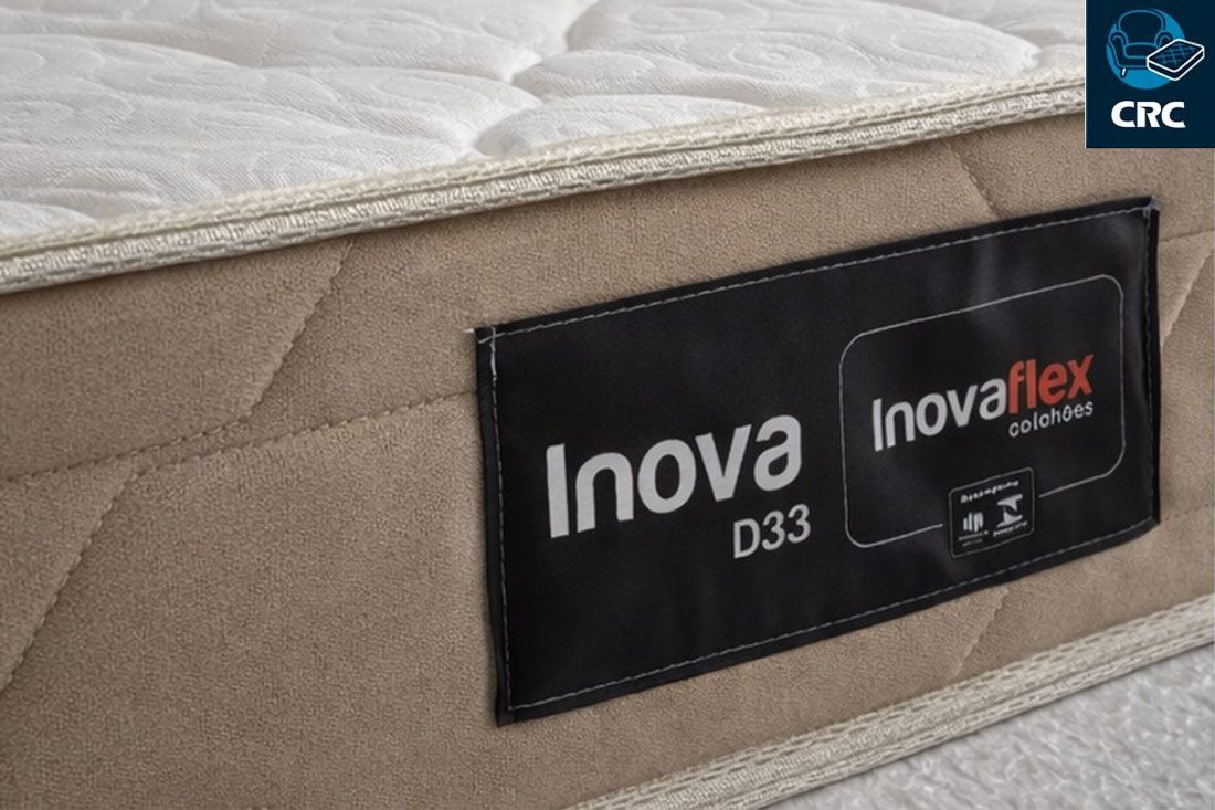 Cama Box Baú CRC +Colchão Ortopédico Plus Inovaflex