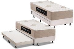 Cama Box c/Aux Filhão +Colchão Ortopédico Plus Inovaflex