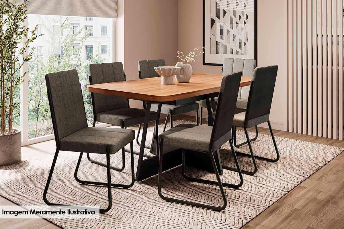 Cadeira Jantar Nina 1756 Kit 2 Carraro