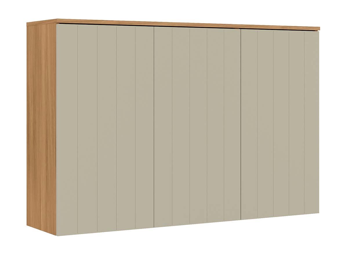 Armário Aéreo Cozinha Carraro Alma 3 Portas 120cmCedro/Salvia