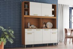 Cozinha Compacta Henn B130 6 Portas 2 Gavetas