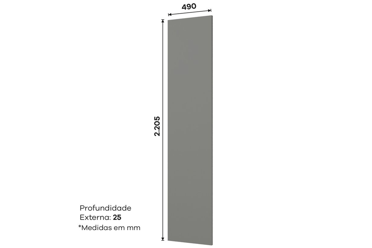Multiuso Cozinha Henn Lateral Fineze 49cm
