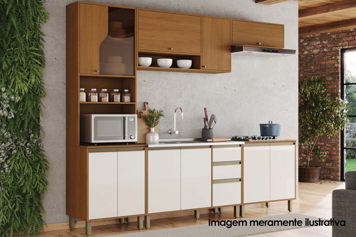Armário Aéreo Cozinha Henn Venaly 2 Portas 120cm