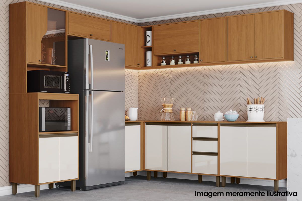 Balcão Cozinha Henn Venaly 2 Portas 80cm