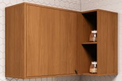 Armário Aéreo Cozinha Henn Venaly 1 Porta Canto Reto