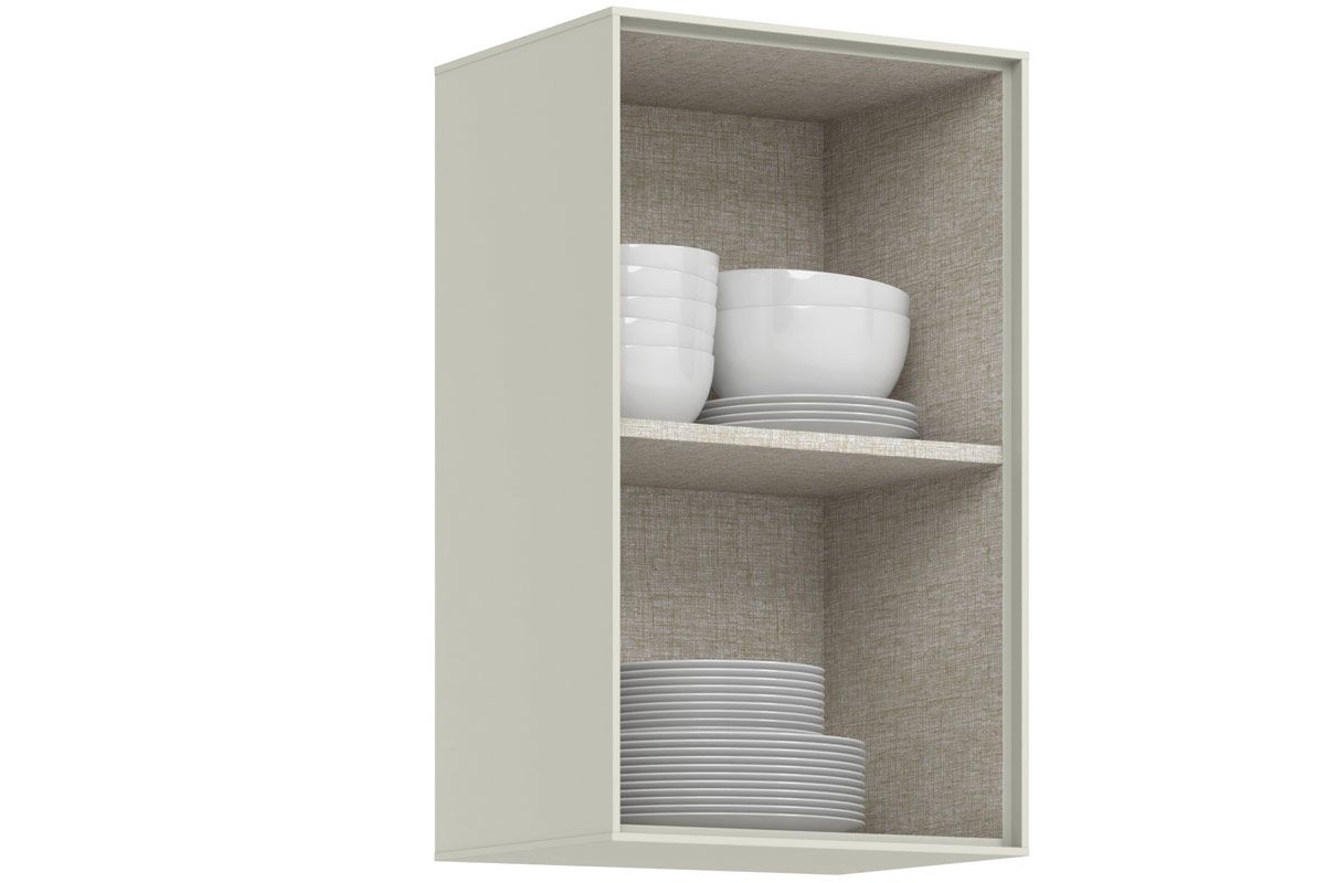 Armário Aéreo Cozinha Henn Fineze 1 Porta 40cm Areia
