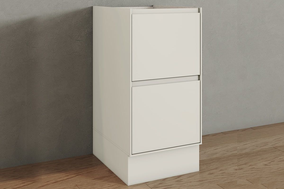 Balcão Cozinha Henn Fineze 2 Gavetas 40cm Areia