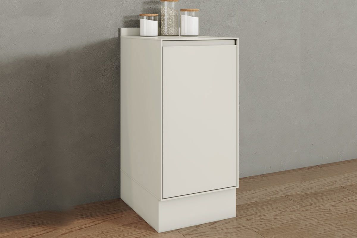Balcão Cozinha Henn Fineze 1 Porta 40cm Areia