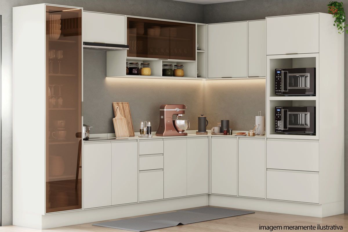 Balcão Cozinha Henn Fineze 1 Porta 40cm