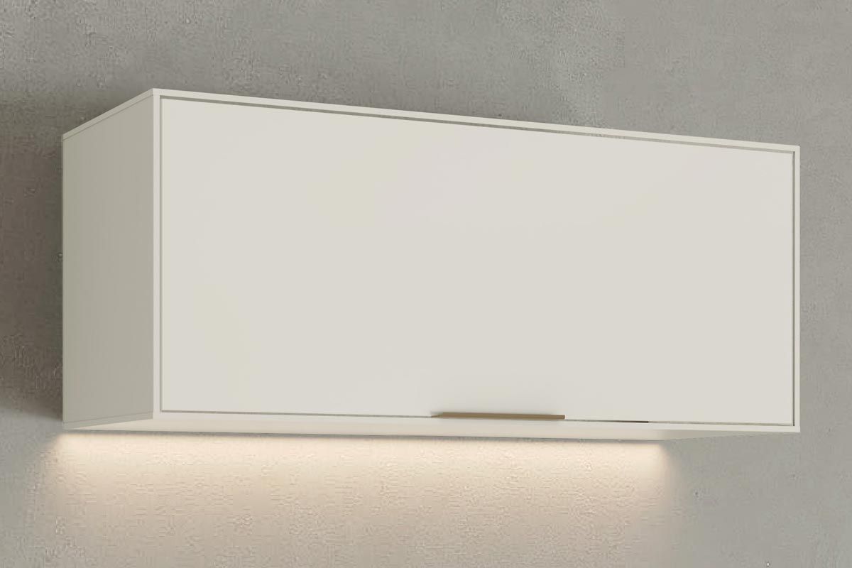Armário Aéreo Cozinha Henn Fineze 1 Porta 80cm Areia