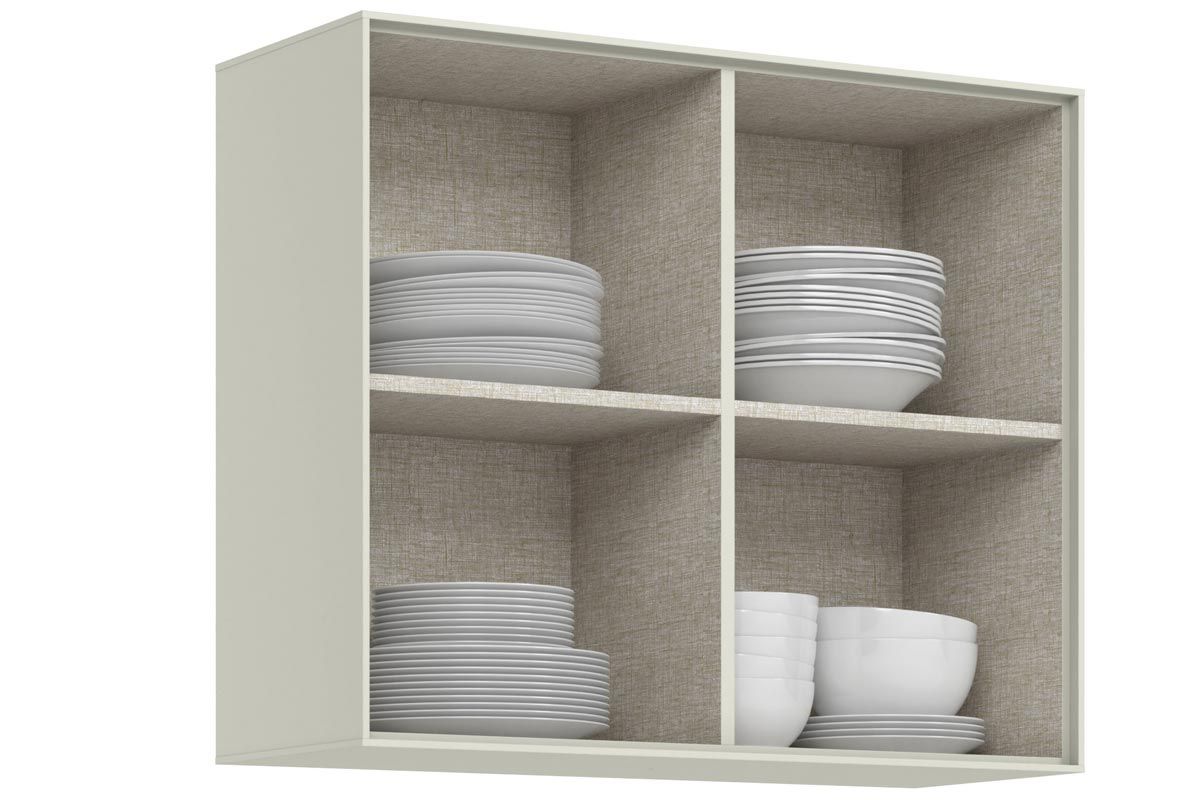 Armário Aéreo Cozinha Henn Fineze 2 Portas 80cm
