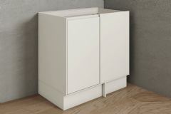 Balcão Cozinha Henn Fineze 1 Porta Canto Reto -  Areia