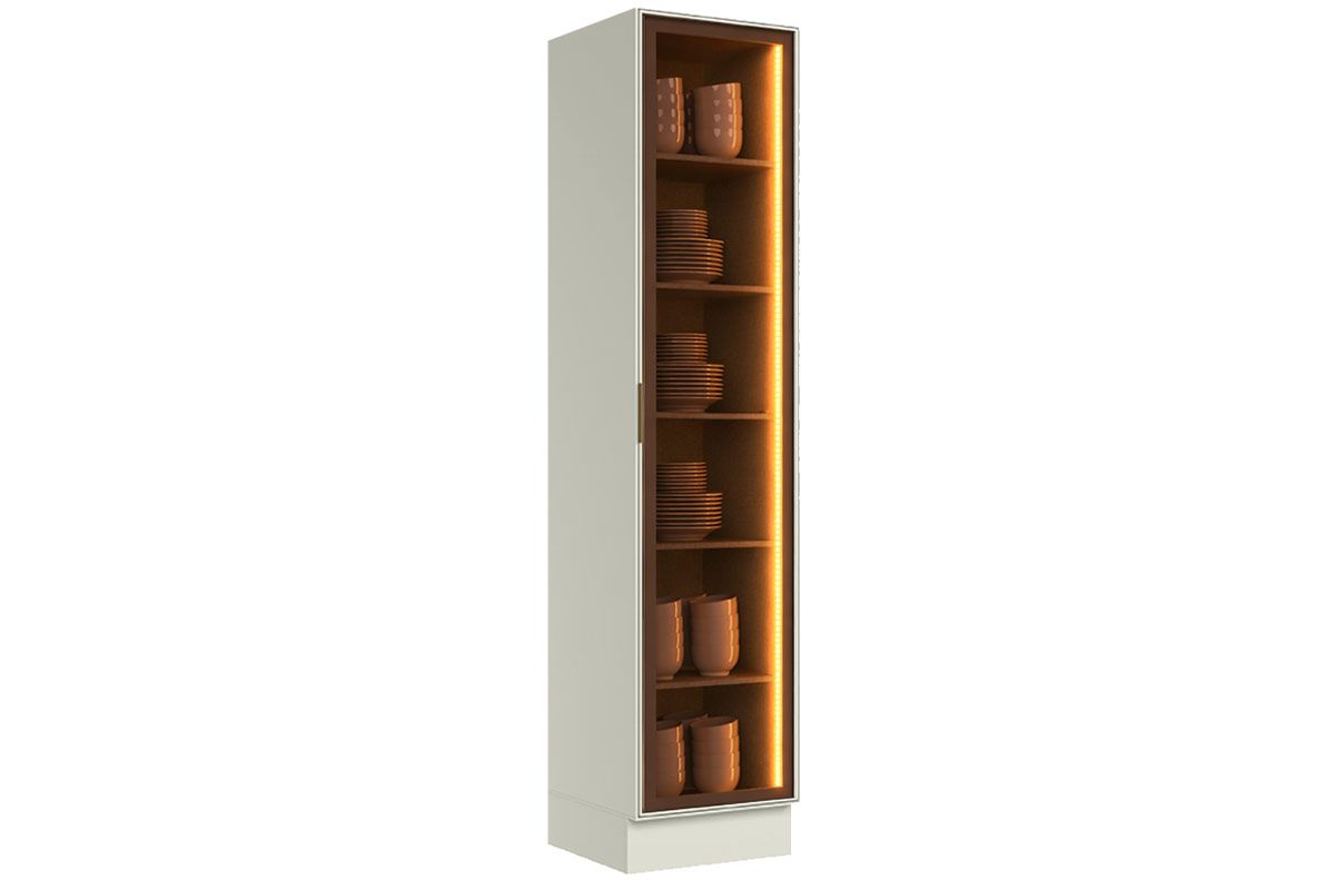 Cristaleira Cozinha Henn Fineze 1 Porta 50cm